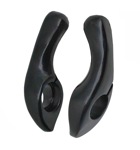 BARD-END ALUMINIUM BLACK L:75MM