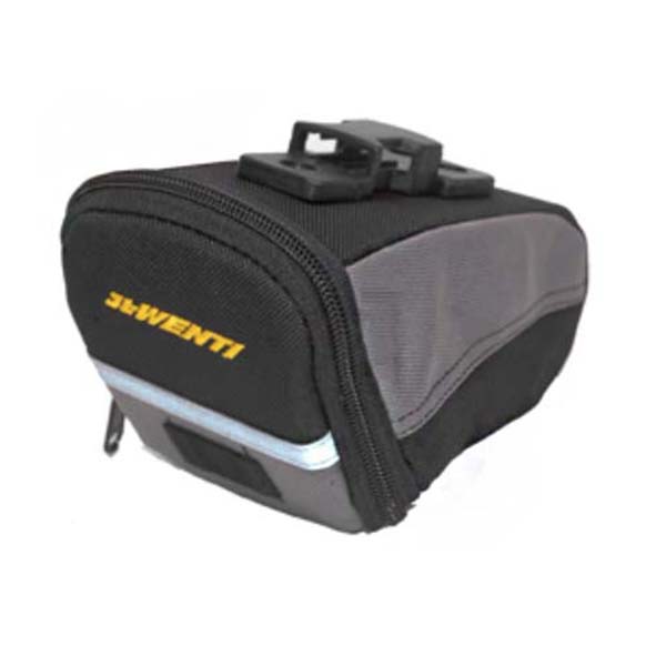 BOLSO-SILLON "JL-WENTI" CON CIERRE NEGRO/GRIS 