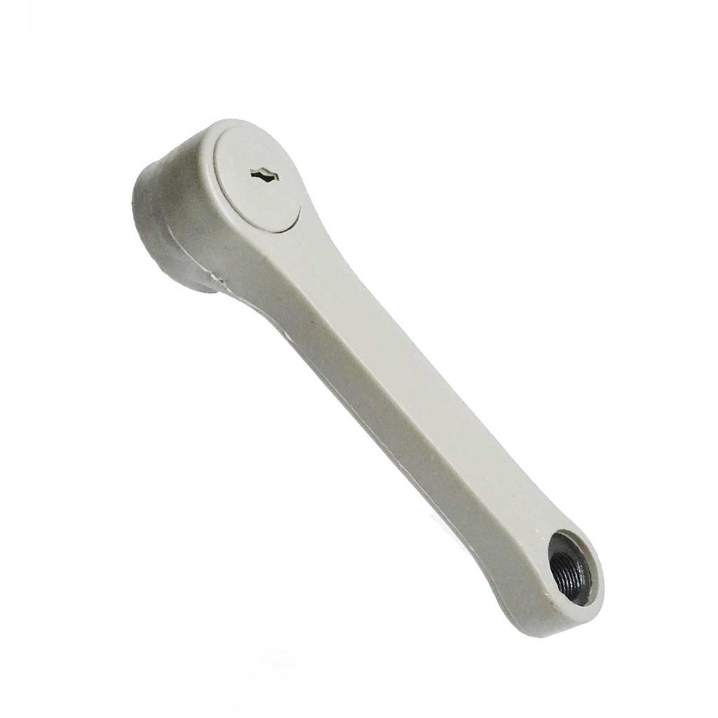 BIELA IZQUIERDA ACERO PLASTIFICADO GRIS 152 MM