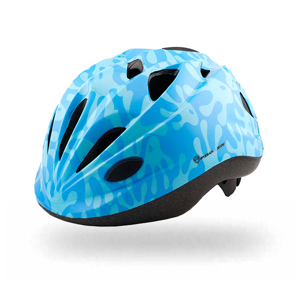 CASCO INFANTIL AZUL CON DIBUJOS 