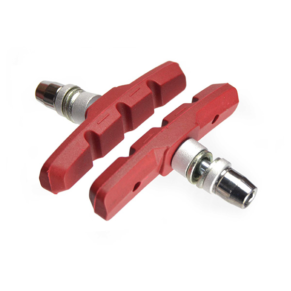 ZAPATAS FRENO, 70MM, "BARADINE", ROJO, PAR 