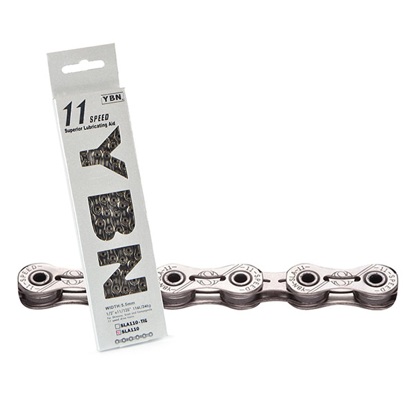 CADENA 11 VELOCIDADES, 1/2"1/128" CROMADO,SLA110 QW