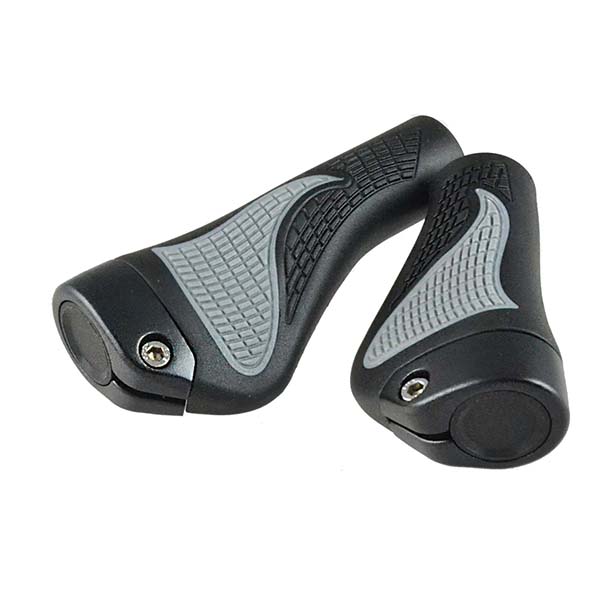 39104 PUÑOS MANILLAR, ERGONOMIC, 130MM / 95MM, ABRAZADERA ALUMINIO