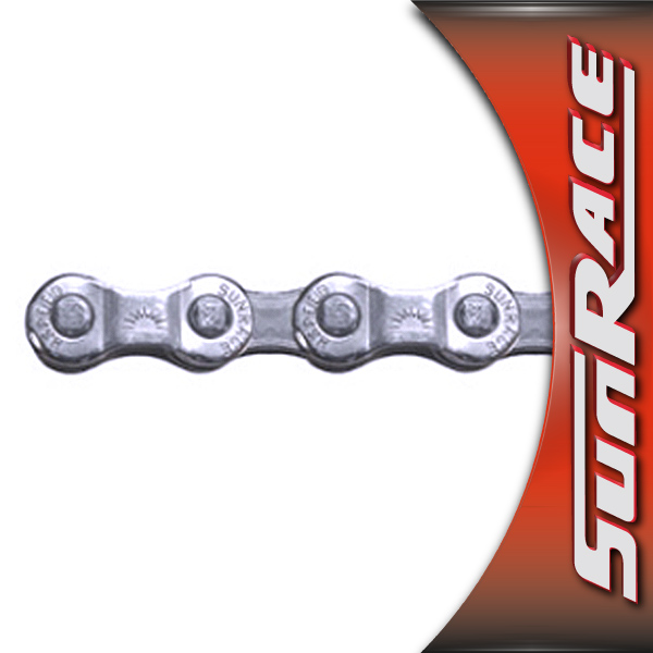 CADENA 9 VEL "SUNRACE" 116L GRAY