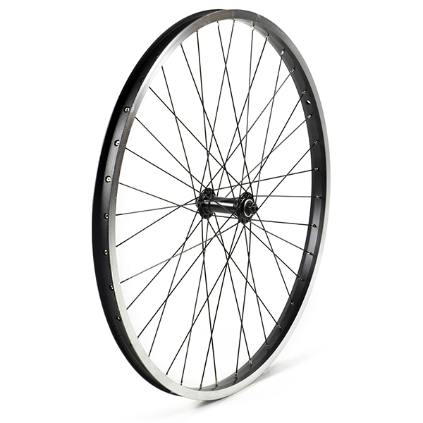 RUEDA DELANTERA 26" NEGRA, PERFIL 18MM, ANCHO 30MM 36H C/CIERRE QW
