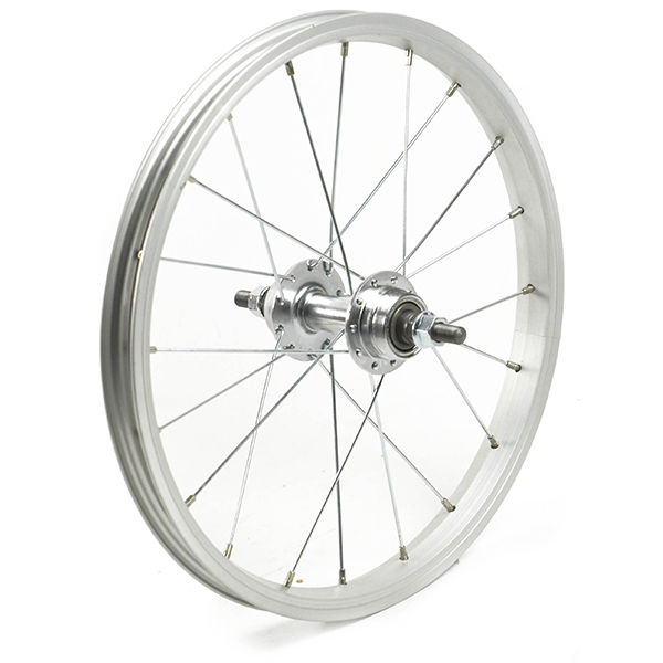 RUEDA TRASERA 16" PLATA, 16 H