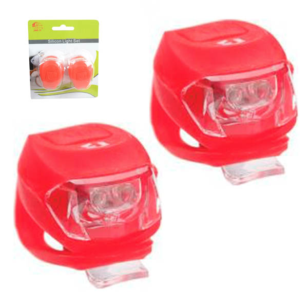 PAR MINI LUCES SILICONA EN ROJO, QW