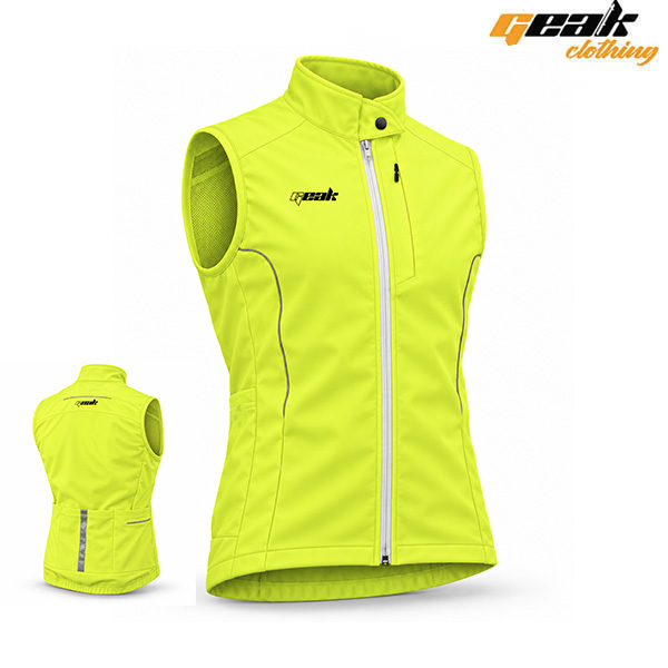 CHAQUETA INVIERNO SIN MANGAS "GEAK" AMARILLO 