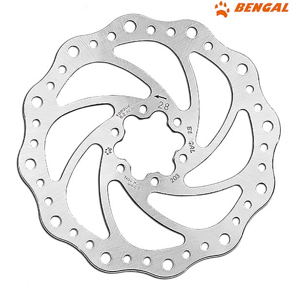 DISCO FRENO ROTOR STAINLESS 203MM "BENGAL" TORQUE 6.2