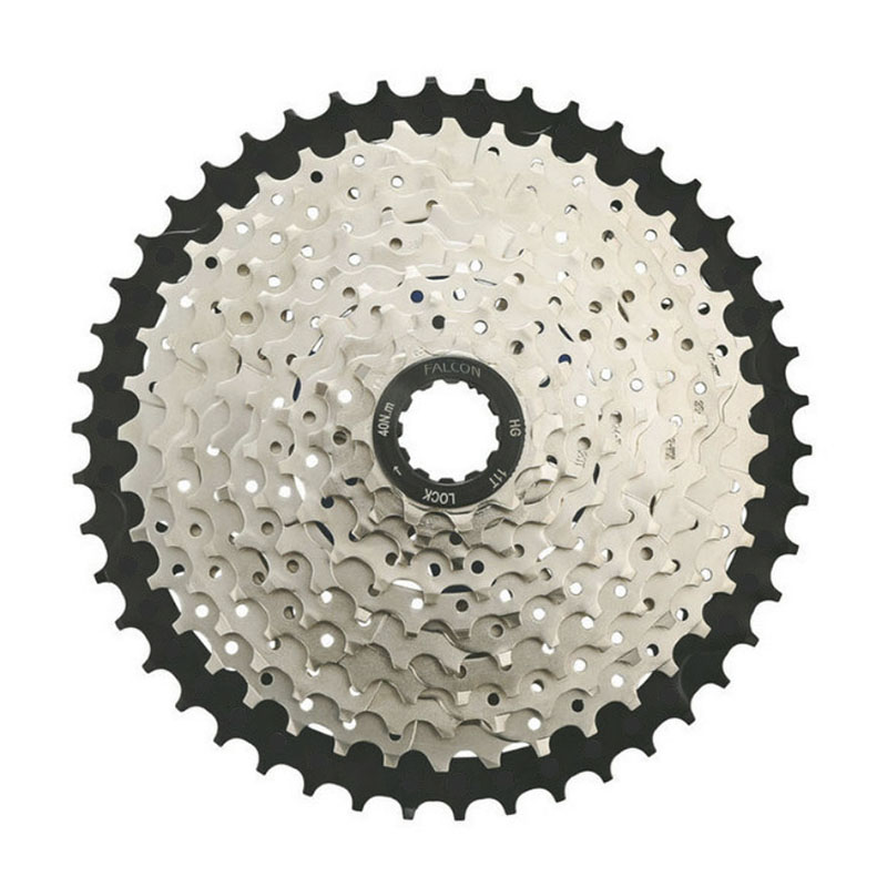 CASSETTE 9-VEL " FALCON" 11-40T PLATA