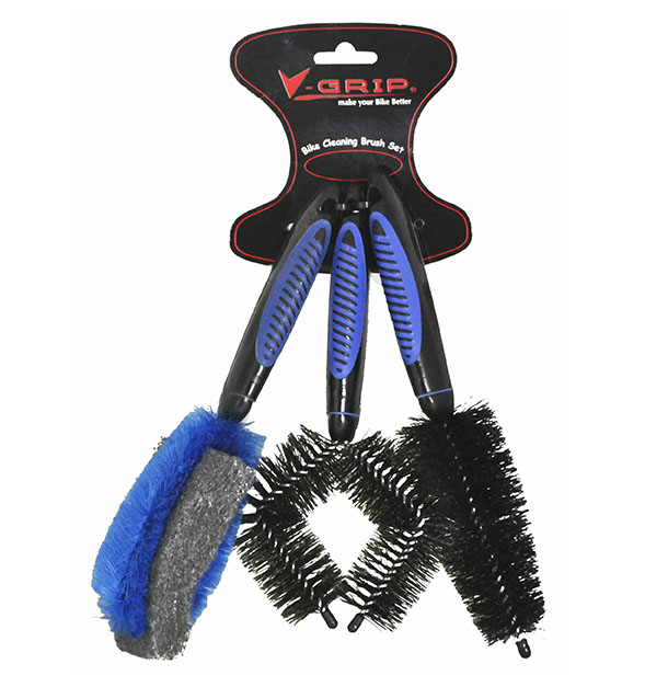 KIT CEPILLOS LIMPIEZA 3PCS "VGRIP"