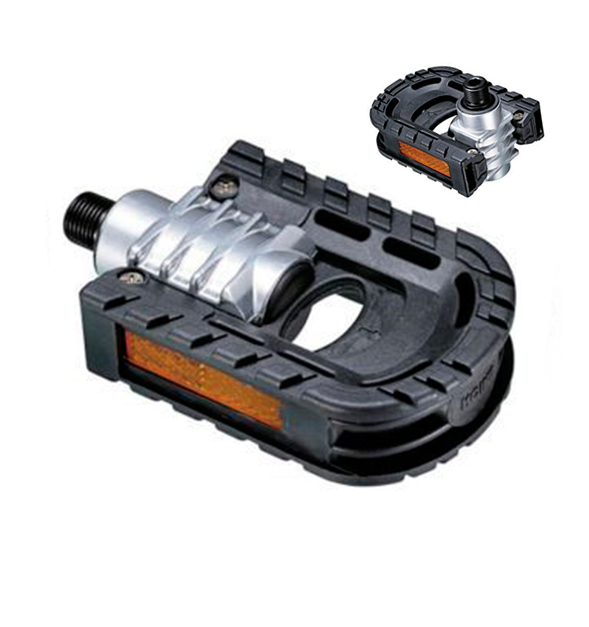 PEDALES ALUMINIO/PLASTICO PLEGABLES DE ROSCA 9/16"