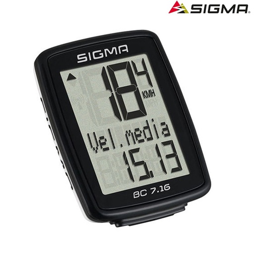 [74549] CUENTAKILOMETROS "SIGMA" 8 FUN BC 8.00 WR C/CABLE