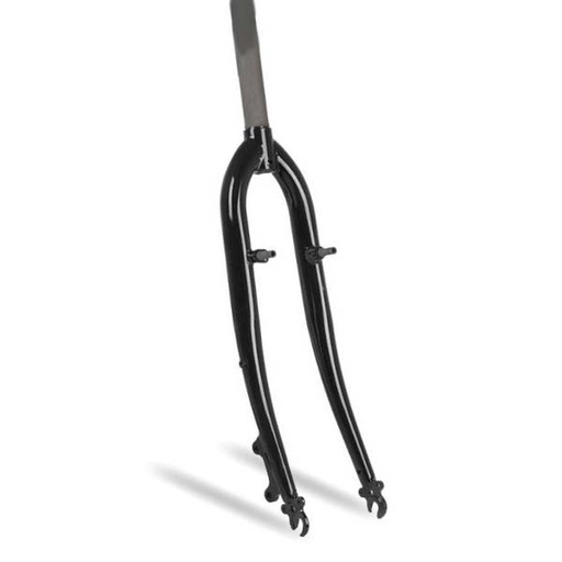 [99272] HORQUILLA 28" ROSCA 1-1/8" (28.6MM EXT) NEGRA L-240mm