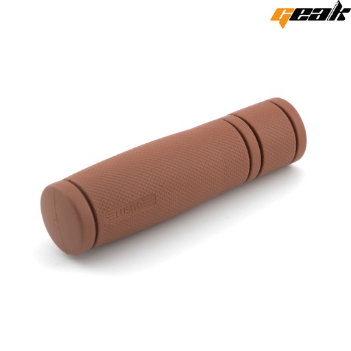 [21520] PAR PUÑOS GOMA MARRON 110MM "GEAK" LARGO MODIFICABLE