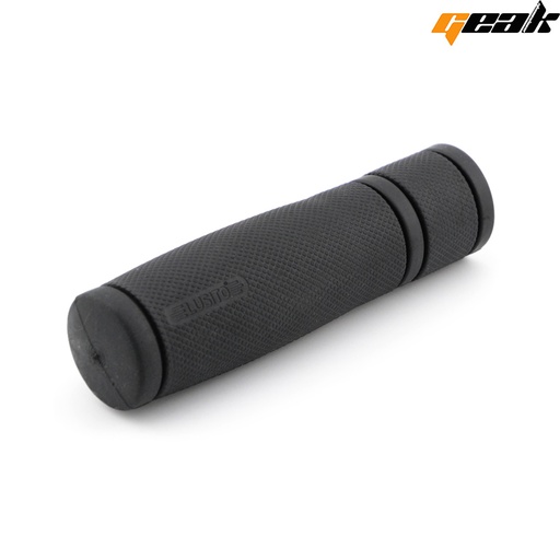 [21521] PAR PUÑOS GOMA NEGRO 110MM "GEAK" LARGO MODIFICABLE