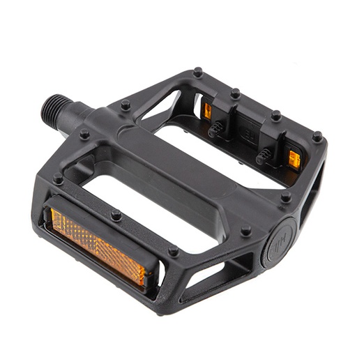 [87133] PEDAL PLATAFORMA NEGRO 9/16" ALUMINIO 100X100MM