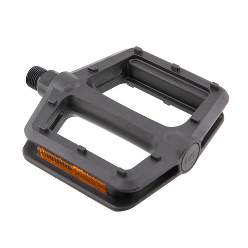 [87134] PEDAL PLATAFORMA NEGRO 9/16" FIBRA 100X100MM