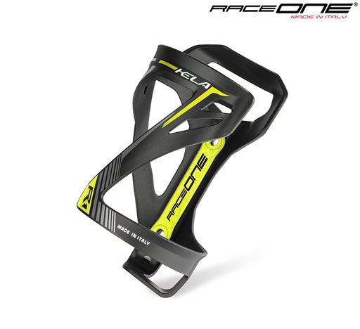 [45002F] PORTABIDON RACEONE KELA NEGRO-AMARILLO