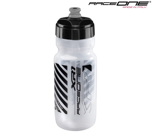 [45007B] BIDON RACEONE XR1 600ML TRANSPARENTE-SILVER