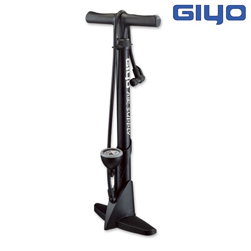 [38464] INFLADOR TALLER "GIYO" PVC NEGRO CON MANOMETRO