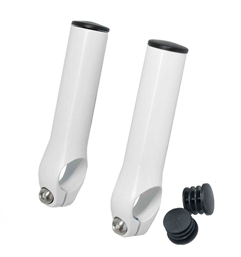 [38472] PROTESI MANUBRIO BIANCO CHIARO 58GR L:80MM