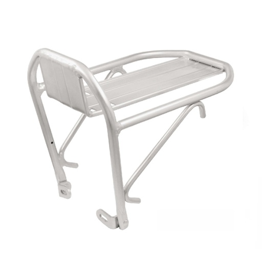 [38485] PORTABULTOS DELANTERO ALUMINIO PLATA 26"-28"