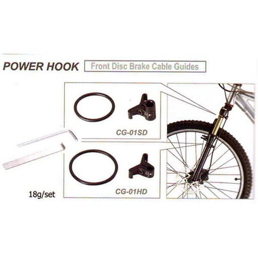 [38488] PERCHA CABLE DEL FRENO EN LA SUSPENSION