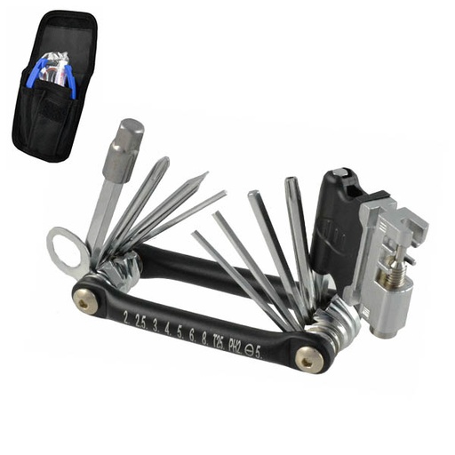 [38492] KIT MULTIFUNCION CON TRONCHACADENAS+PARCHES+ DESMONTABLES