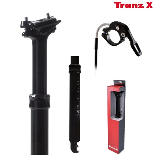 [99542] TIJA TELESCOPICA "TRANZ-X" CABLE INTERNO 100MM OFFSET 0MM 31.6MM X 370