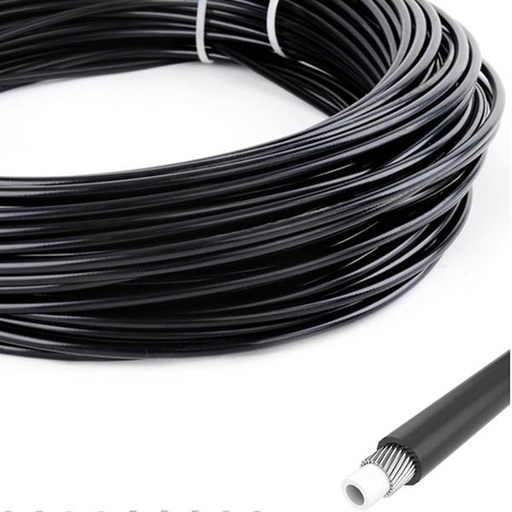 [99543] CAMISA CABLE CAMBIO 4MMX50MTS NEGRO CON TEFLON