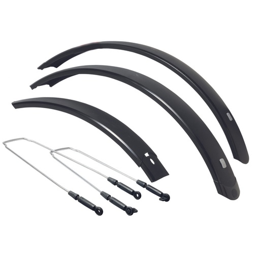 [88116] GUARDABARROS 27,5x2.40/3.00 PVC VARILLAS AJUSTABLES E-BIKE