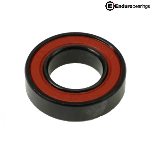 [81501C] ROD. SELLADO "ENDURO" 12x5x21mm (SUSPENSION) 6801 RADIAL ABEC3 BLACK INOX