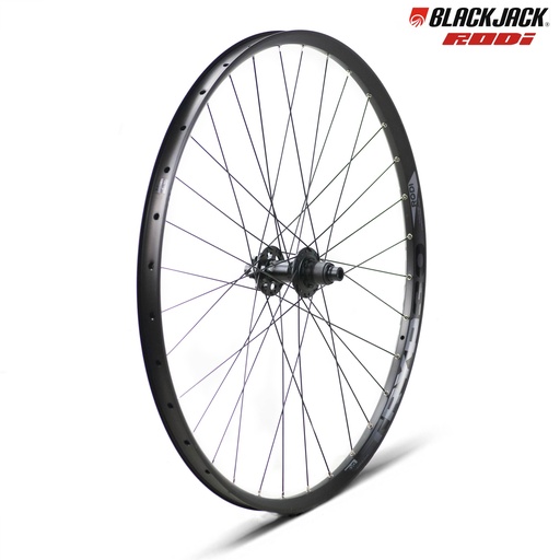 [15907C] RUOTA POSTERIORE 29" BLACK JACK/RODI 12X148MM 32H PER SRAM XD, 6T