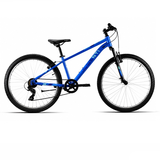 [37333S] BICI 26" HOMBRE ACERO C/SUSP "SHIMANO" 1x7 AZUL T-14