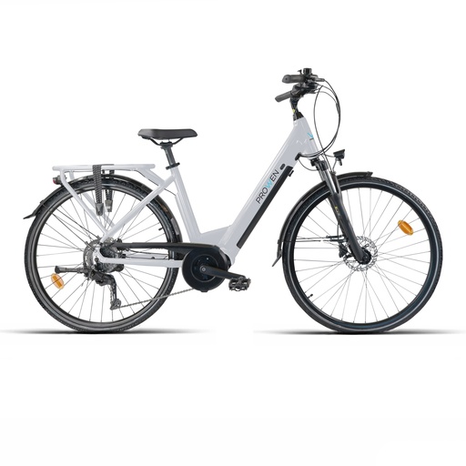 [EB811] E-BIKE CTB 28" ALUMINIO MARFIL 9V CUES MT200 BAFANG 250W CENTRAL / 13Ah