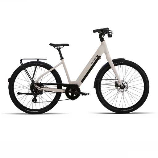[EB812] E-BIKE CTB 27,5" ALUMINIO CREMA 8V ALTUS MT200 BAFANG 250W / 13Ah