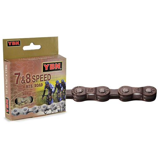 [38602] CADENA 7/8 VEL "YABAN" 1/2"X3/32",MARRON