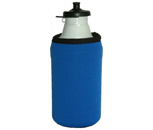 [38683] COPERCHIO BOTTIGLIA IN NEOPRENE 600-700CC BLU