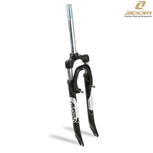 [38800] HORQUILLA SUSP.28" 22.2MM ROSCA 1" (25.4MM EXT) L-200mm NEGRA