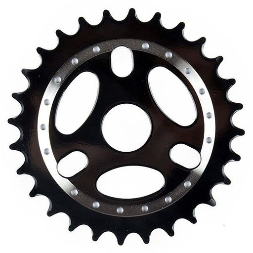 [38870] PLATO BMX 28 DIENTES DE ACERO