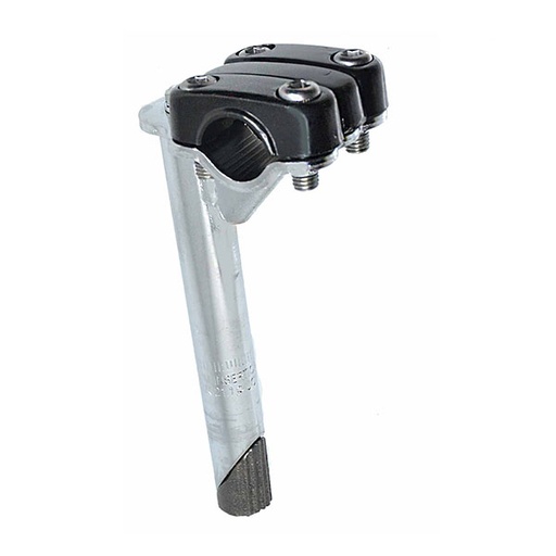 [40146] POTENCIA BMX 21.1 MM PLATA/NEGRO