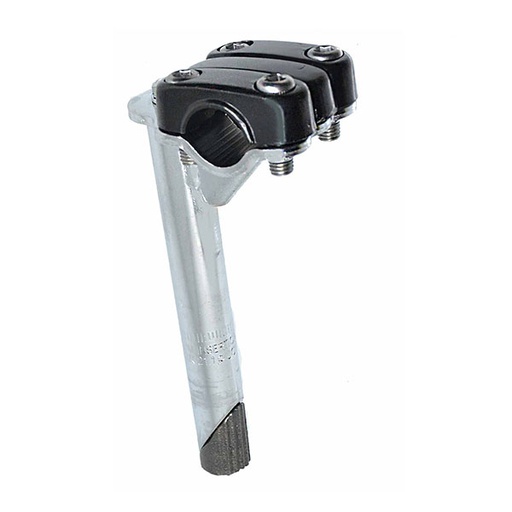 [40146] POTENCIA BMX 21.1 MM PLATA/NEGRO