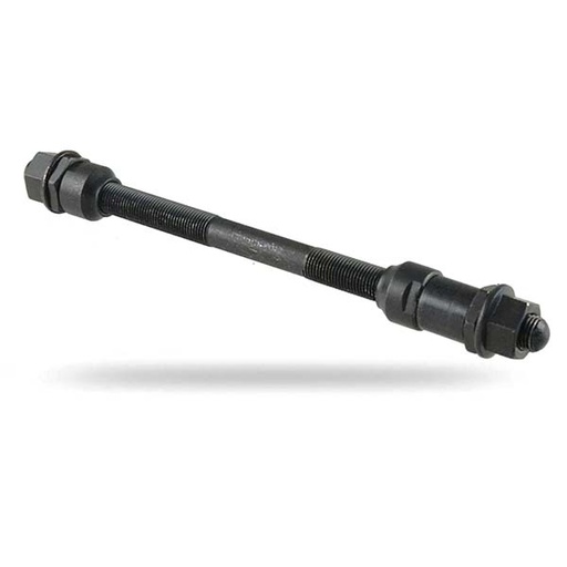 [40284] EJE RUEDA TRASERA DE 8-9-10 VELOCIDADES ACERO,3/8"X175MM