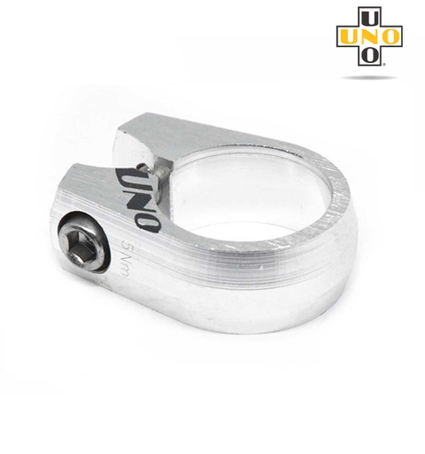 [40399] CIERRE SILLIN "KALLOY UNO" 31.8MM ALUMINIO PLATA