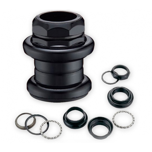 [40616] DIRECCION 22.2MM (1") 32,5MM ACERO NEGRO 2/TUERCAS