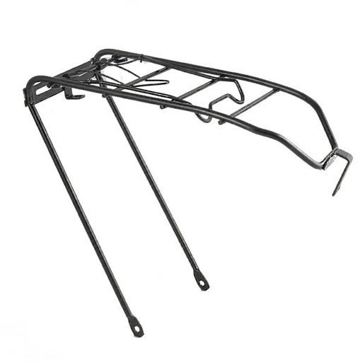 [43002] PORTABULTOS 24" ACERO CON SUJETABULTOS EN NEGRO