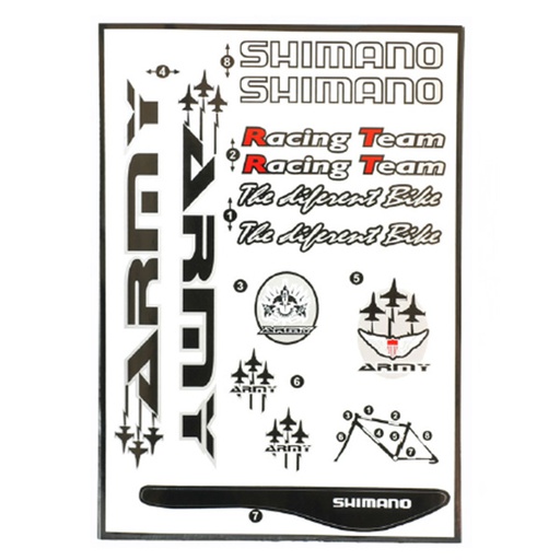 [44093] KIT PEGATINA BICI "ARMY"