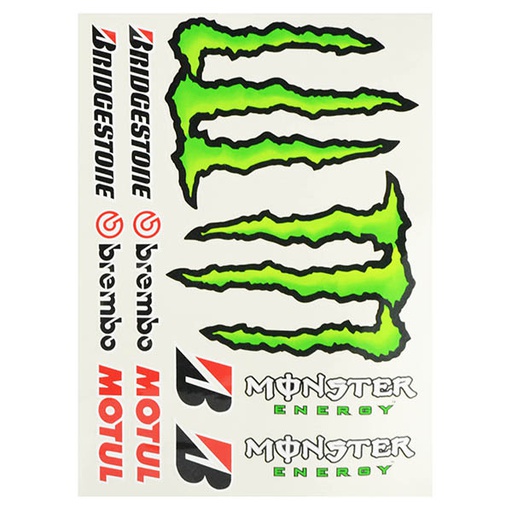 [44107] PEGATINA MONSTER-BRIDGESTONE-MOTUL-BRENBO