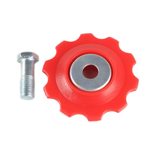 [26034] RULETA CAMBIO TRAS. EN COLOR ROJO CAMBIO DE FRICCION